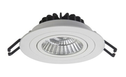 LED 7W COB嵌灯可调角度 开孔80mm 黄光白光中性光