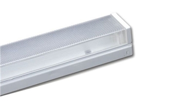 T8 1x20W  电感/电子 扁方型棱晶罩支架/单支645x100x88mm