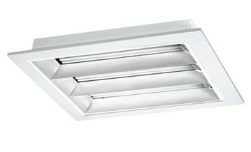 T8 3x36W 全喷塑节能灯盘 595x595mm 590x590mm 600x600mm宽边 嵌入式