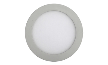 LED平板灯 黄光3500K 12W LED圆形明装面板灯