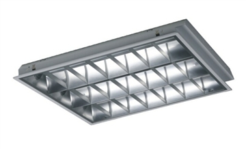 T8 4x20W 3x20W格栅灯盘 600x600mm 595x595mm 605x605mm 吸顶式/嵌入式