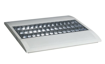 T5 3x14W 欧式弧面型格栅灯盘 600x600mm 595x595mm 605x605mm 吸顶式/吊挂式