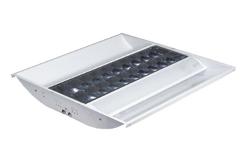 T5 3x14W欧式翼型格栅灯盘 600x600mm 595x595mm 605x605mm 嵌入式