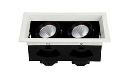 LED格栅射灯 14W 开孔尺寸200x102mm
