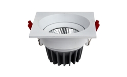 LED 12W COB方形深孔嵌灯 开孔95mm 黄光白光中性光
