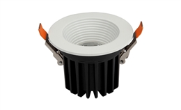 LED 9w 深孔防眩cob 筒灯开孔80mm 黄光 白光 中性光