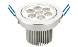 LED 7W  天花灯（单颗透镜） 开孔92mm  黄光白光中性光