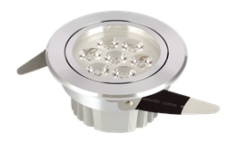 LED 7w 内斜边天花灯（连体透镜）开孔95mm 黄光白光中性光