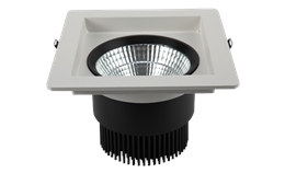 LED 6寸 24W 方形深孔COB嵌灯 开孔155x155mm  黄光白光中性光