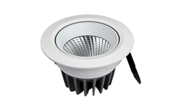 LED 12W cob天花灯 可调角度 开孔90mm  黄光白光中性光