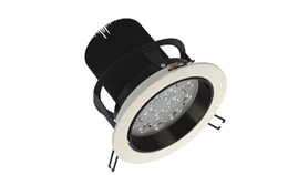 LED 18W 车铝筒灯 射灯 开孔150mm  黄光/白光/中性光