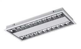 T8 2x30W 豪华型格栅灯盘300x900mm295x895mm 305x905mm 吸顶式/嵌入式（I格/V格）