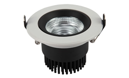 LED 3寸 9W  COB圆形嵌灯 开孔90mm黄光白光中性光