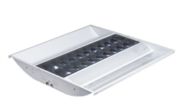 T5 3x14W欧式翼型格栅灯盘 600x600mm 595x595mm 605x605mm 嵌入式