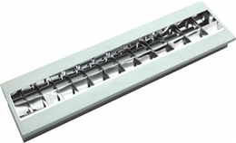 T5 2x28W雅典格栅灯盘 300x1200mm 295x1195mm 305x1205mm 嵌入式/吸顶式