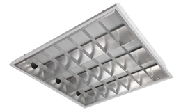 LED T8贴片式 格栅灯盘 600x600mm  白光中性光黄光 嵌入式