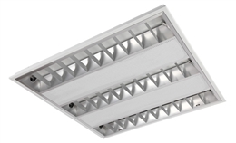 LED 贴片式 网孔格栅灯盘 600x600mm  白光中性光黄光 嵌入式