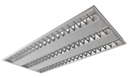 LED 贴片式网孔格栅灯盘 600x1200mm  白光中性光黄光 嵌入式