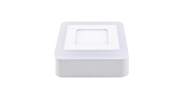 LED方形双色面板灯 吸顶式 5W  可分段控制光色