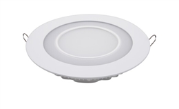 LED 16W圆形双色面板灯 开孔Φ163mm 白光蓝边 可分段控制光色