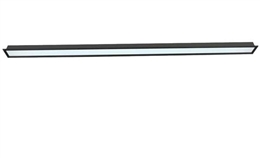 36W LED线槽灯 80X2400mm 黑色 白光中性光黄光