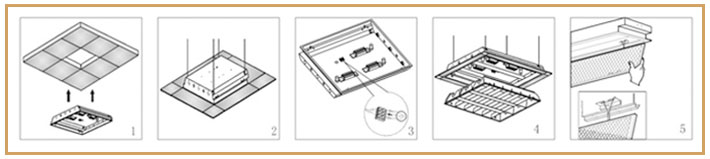 四川照明设备格栅灯