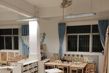 深圳光明木墩幼儿园教室照明改造