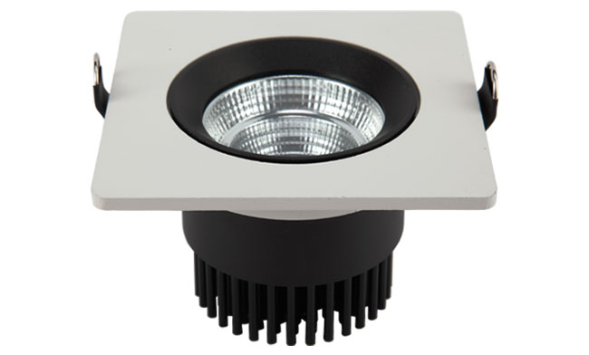 LED 3寸 9W  方形cob嵌灯 开孔90mm黄光白光中性光