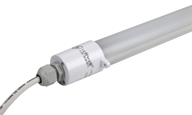 LED 18W T8防水全塑日光灯管/1.2米/高亮 单端/白光中性光黄光