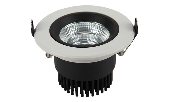 LED 3寸 9W  COB圆形嵌灯 开孔90mm黄光白光中性光